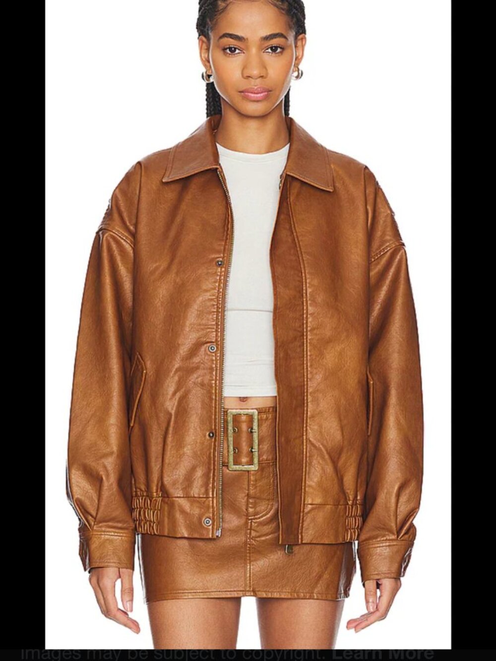 NWT Lioness Kenny Bomber Jacket in Tan